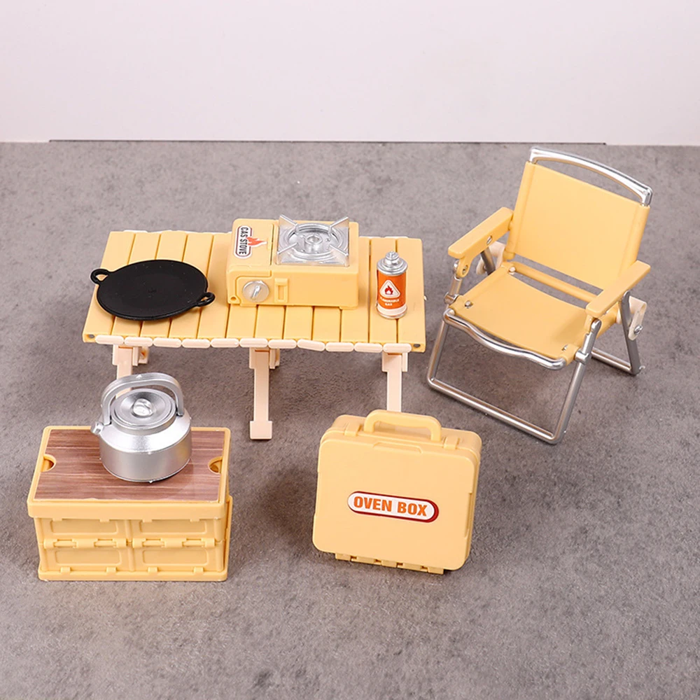 Kids Outdoor Lawn Chair - Mini Katlanır Sandalye ve Masa Seti