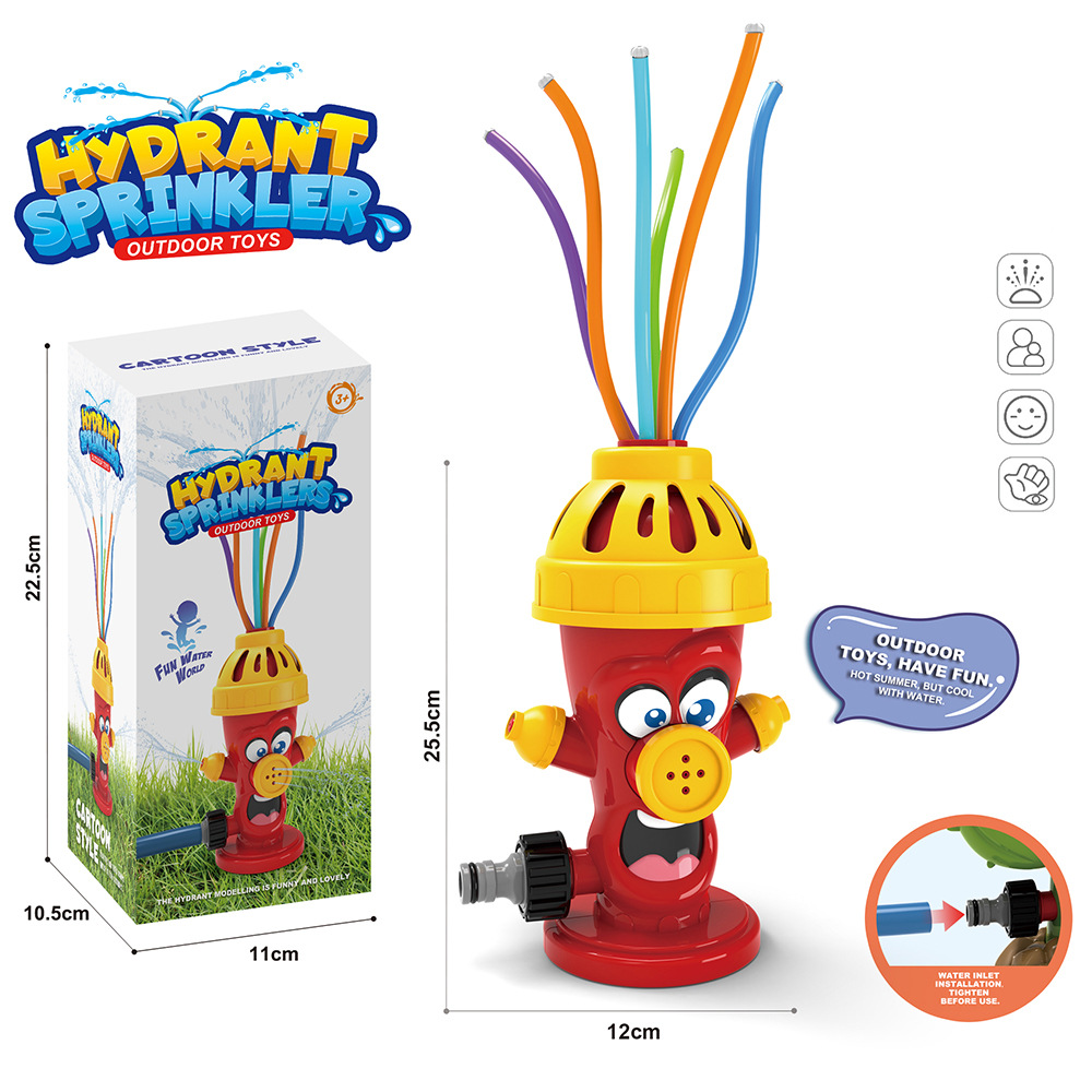 Kids Outdoor Yard Tools - Hidrant yağmurlama su püskürtme oyuncağı arka