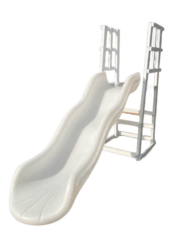 Kids Outdoor Slide Set - Sıcak Fırsat Beyaz Çift Kaydıraklı İç