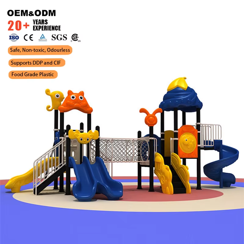 Kids Outdoor Slide Set - Ticari Açık Hava Eğlence Ekipmanları Büyük