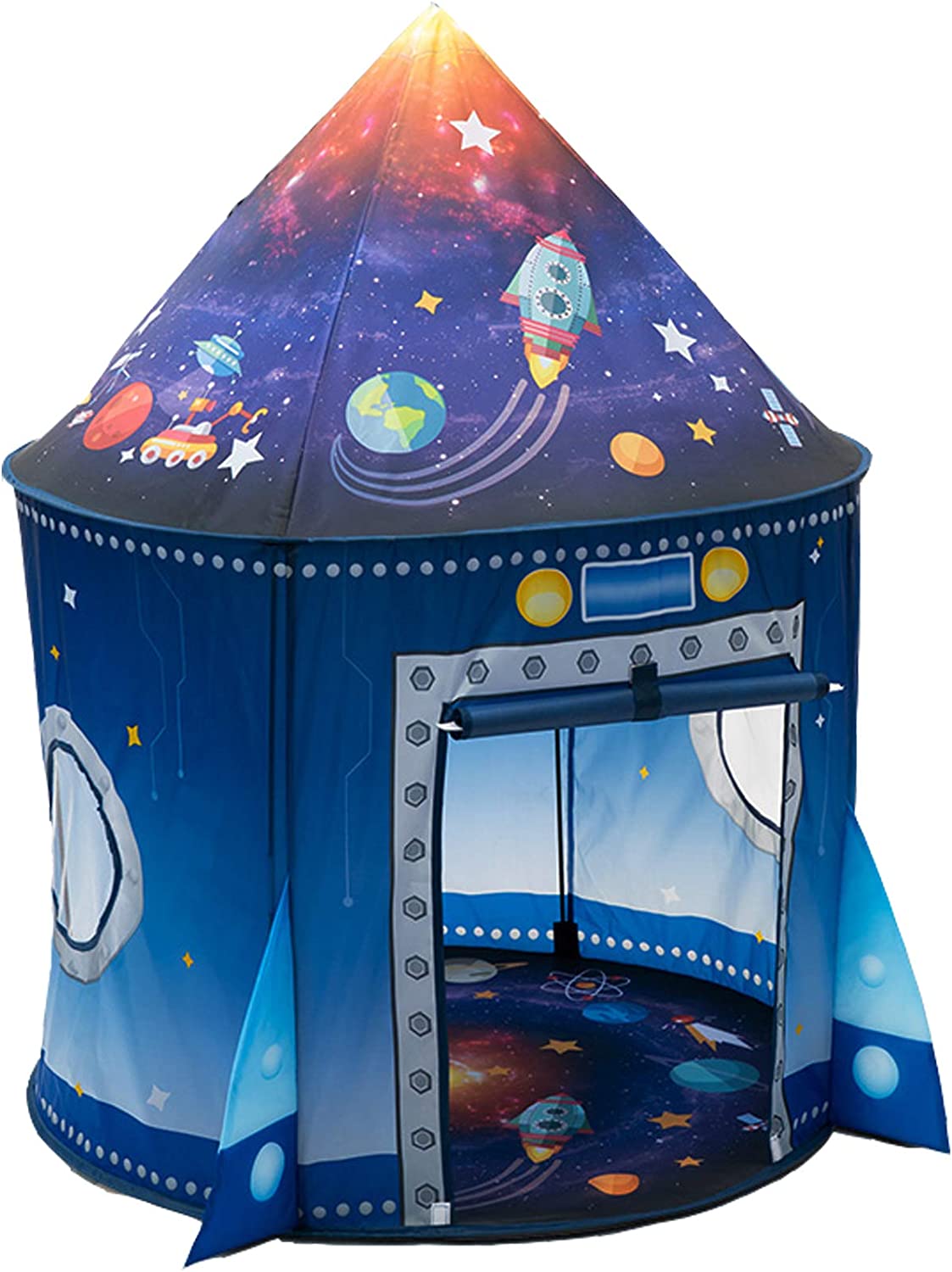 Kids Outdoor Play Tent - Roket Gemi Çocuk Çadırı Pop Up