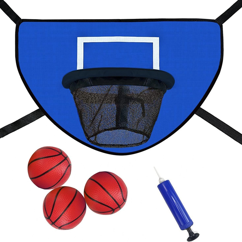 Kids Outdoor Basketball Hoop - Pompalı ve Mini Toplu Trambolin Basketbol