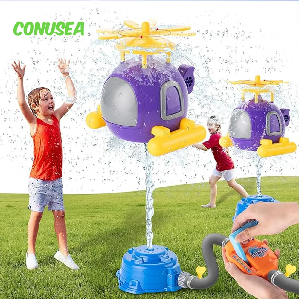 Kids Outdoor Yard Tools - Helikopter Yağmurlama Su Oyuncak Çocuklar Açık