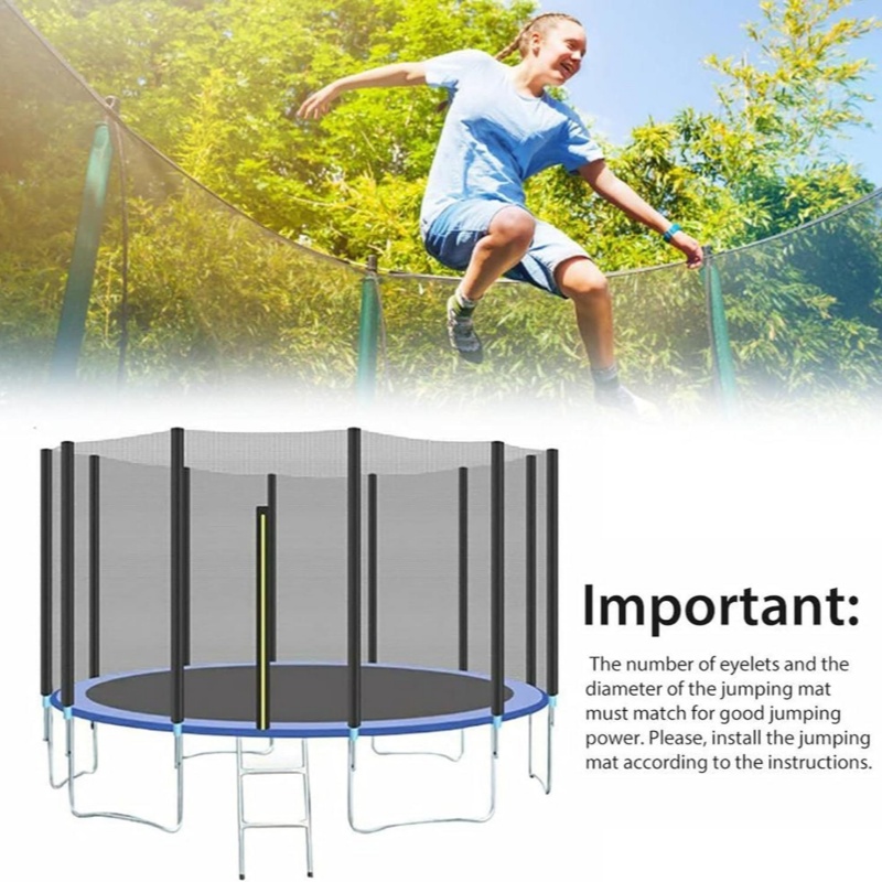 6FT 8FT 10FT 12FT Trambolin Ma - Kids Outdoor Zipline incelemesi ve fiyatı