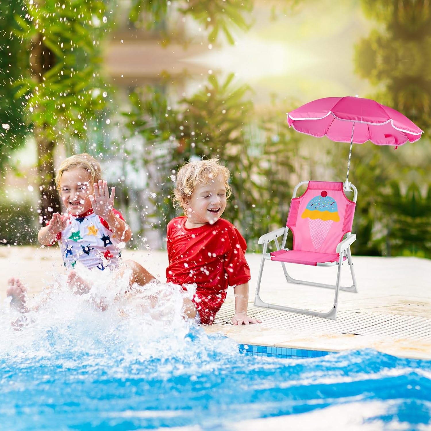 1 takım katlanır plaj sandalye - Kids Outdoor Lawn Chair incelemesi ve fiyatı