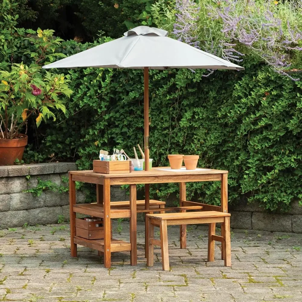 Çocuklar için Açık Hava Sandık - Kids Outdoor Bench Table incelemesi ve fiyatı