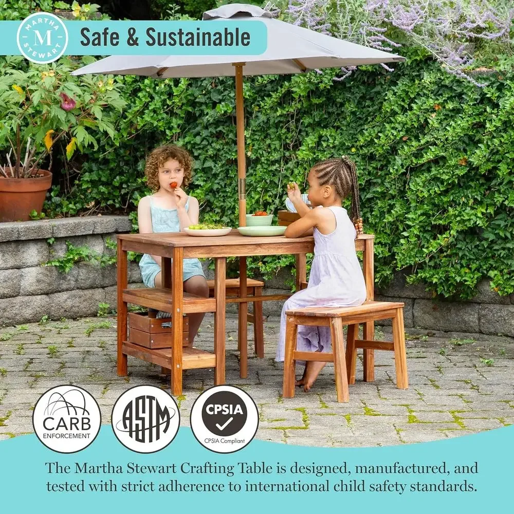 Çocuklar için Açık Hava Sandık - Kids Outdoor Bench Table incelemesi ve fiyatı