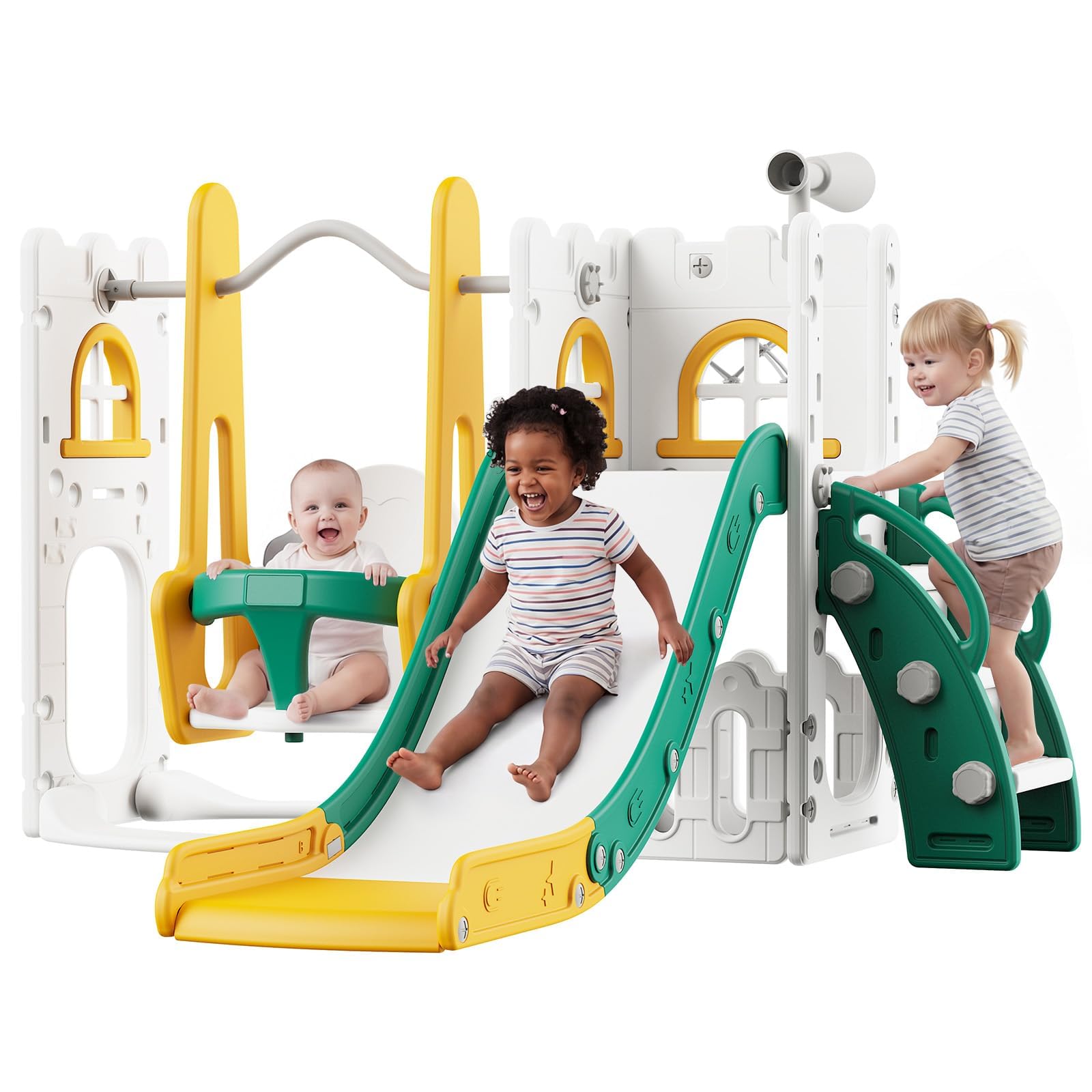 7'si 1 Arada Çocuk Kaydırağı v - Kids Outdoor Slide Set incelemesi ve fiyatı