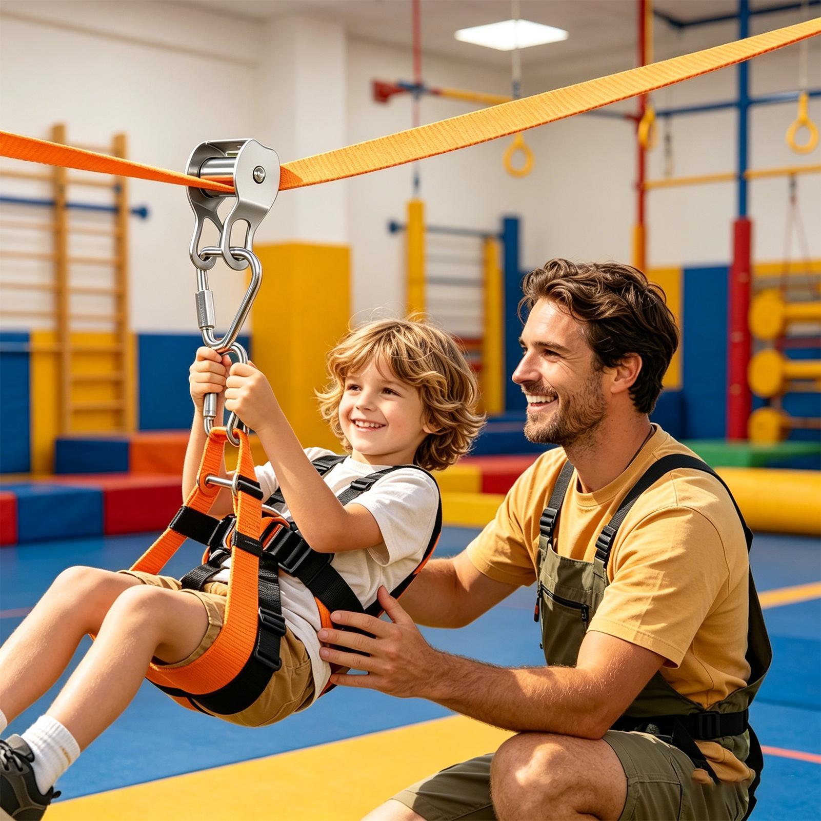 Çocuklar için Zipline Denge Eğ - Kids Outdoor Zipline incelemesi ve fiyatı
