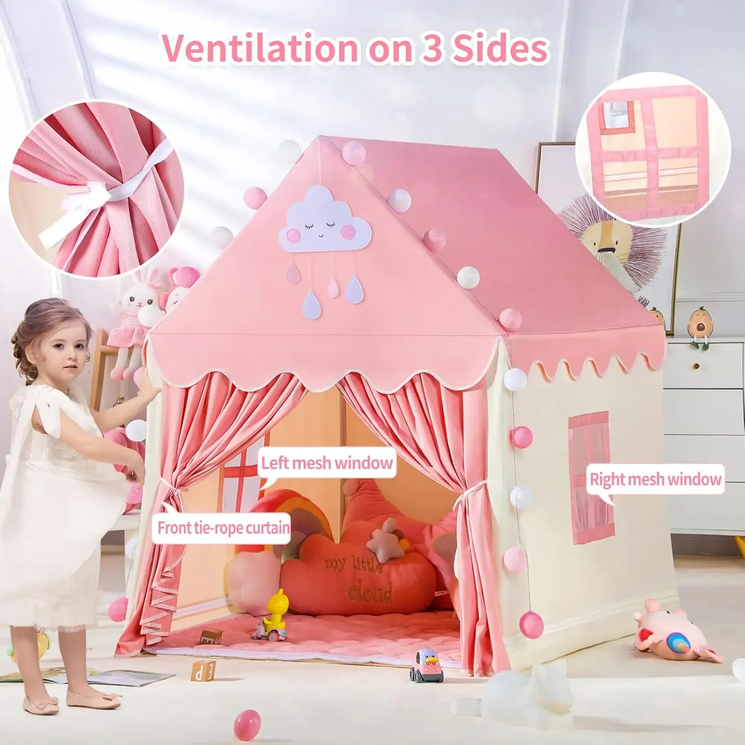 Çocuk Oyun Çadırı Prenses Kale - Kids Outdoor Play Tent incelemesi ve fiyatı