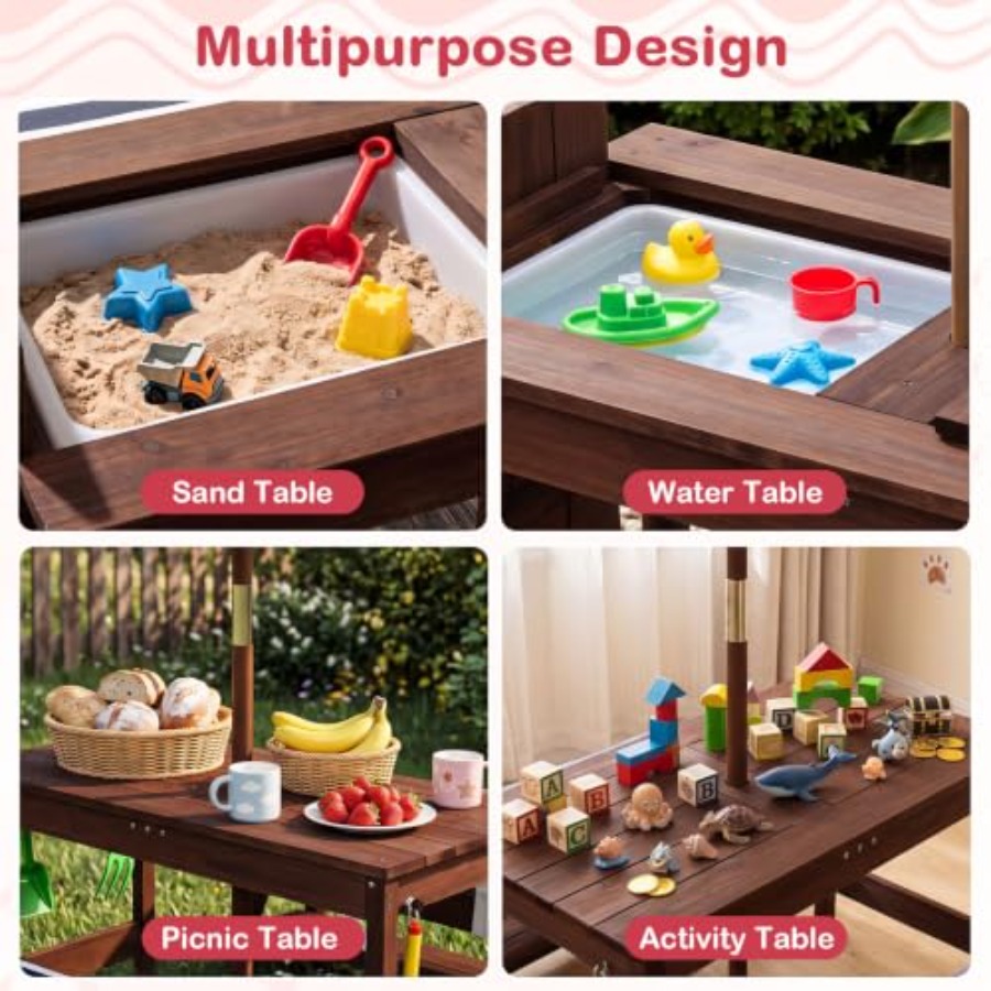 Bahçe ve veranda kullanımı içi - Kids Outdoor Table incelemesi ve fiyatı