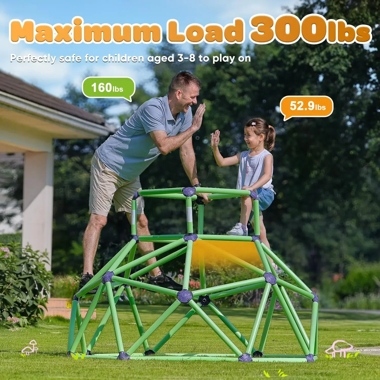 Zupapa Maymun Barları Tırmanma - Kids Outdoor Jungle Gym Dome incelemesi ve fiyatı