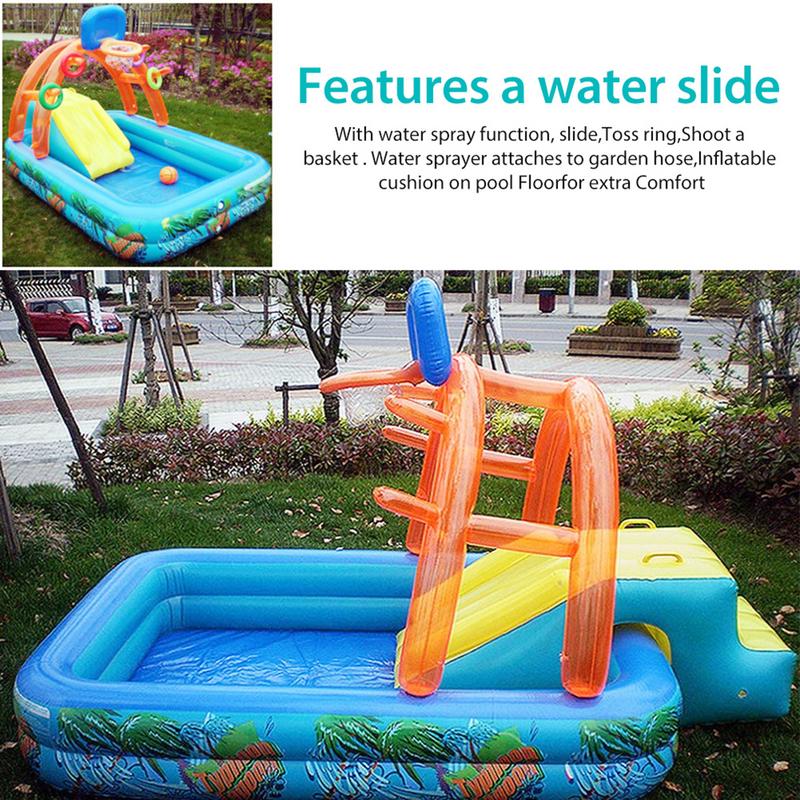 Yeni Su Kaydırağı Çocuk Eğlenc - Kids Outdoor Slide Set incelemesi ve fiyatı