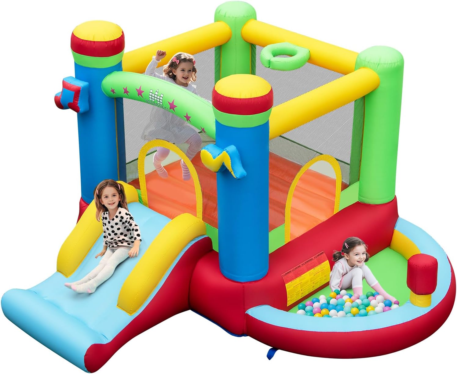 Top Havuzlu Şişme Oyun Evi, 3- - Kids Outdoor Basketball Hoop incelemesi ve fiyatı
