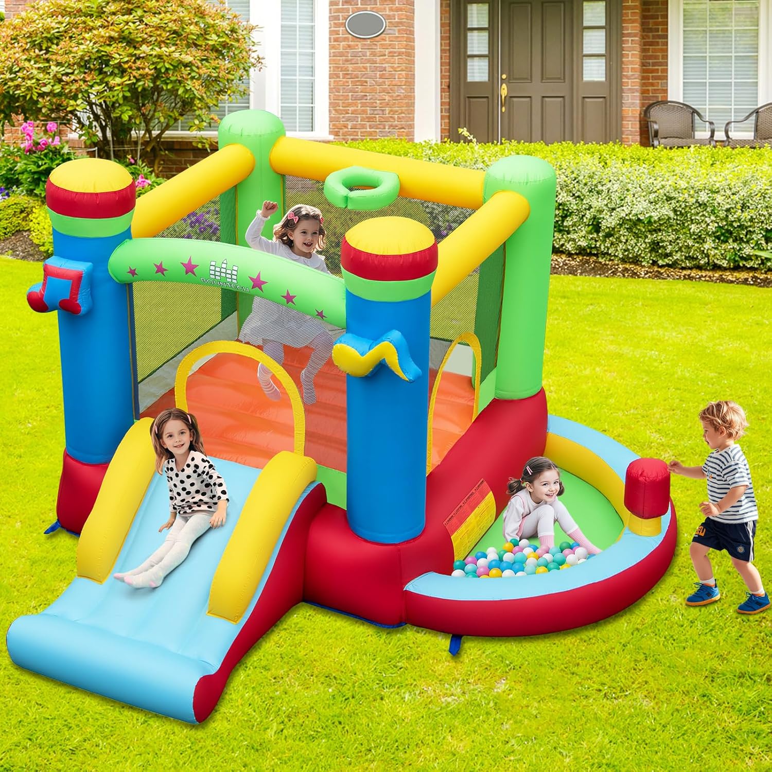 Top Havuzlu Şişme Oyun Evi, 3- - Kids Outdoor Basketball Hoop incelemesi ve fiyatı