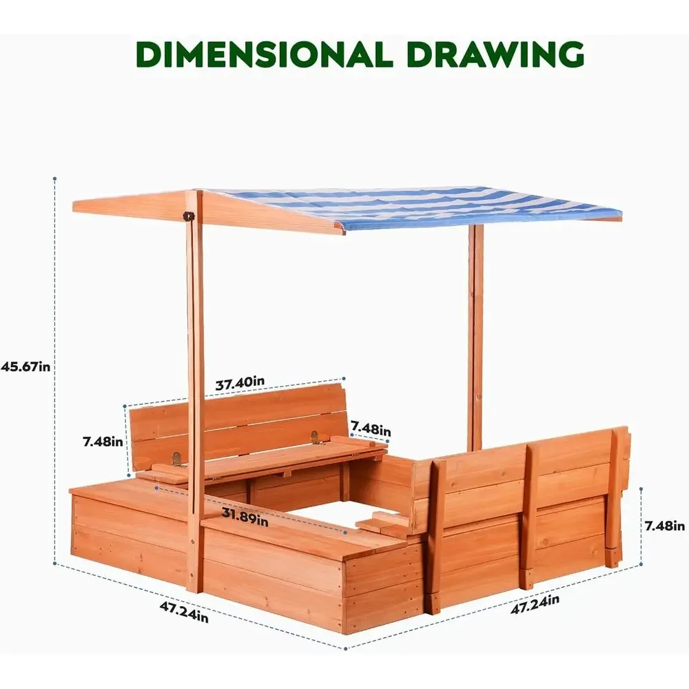 Çocuklar için Kapaklı Ahşap Aç - Kids Outdoor Bench Table incelemesi ve fiyatı