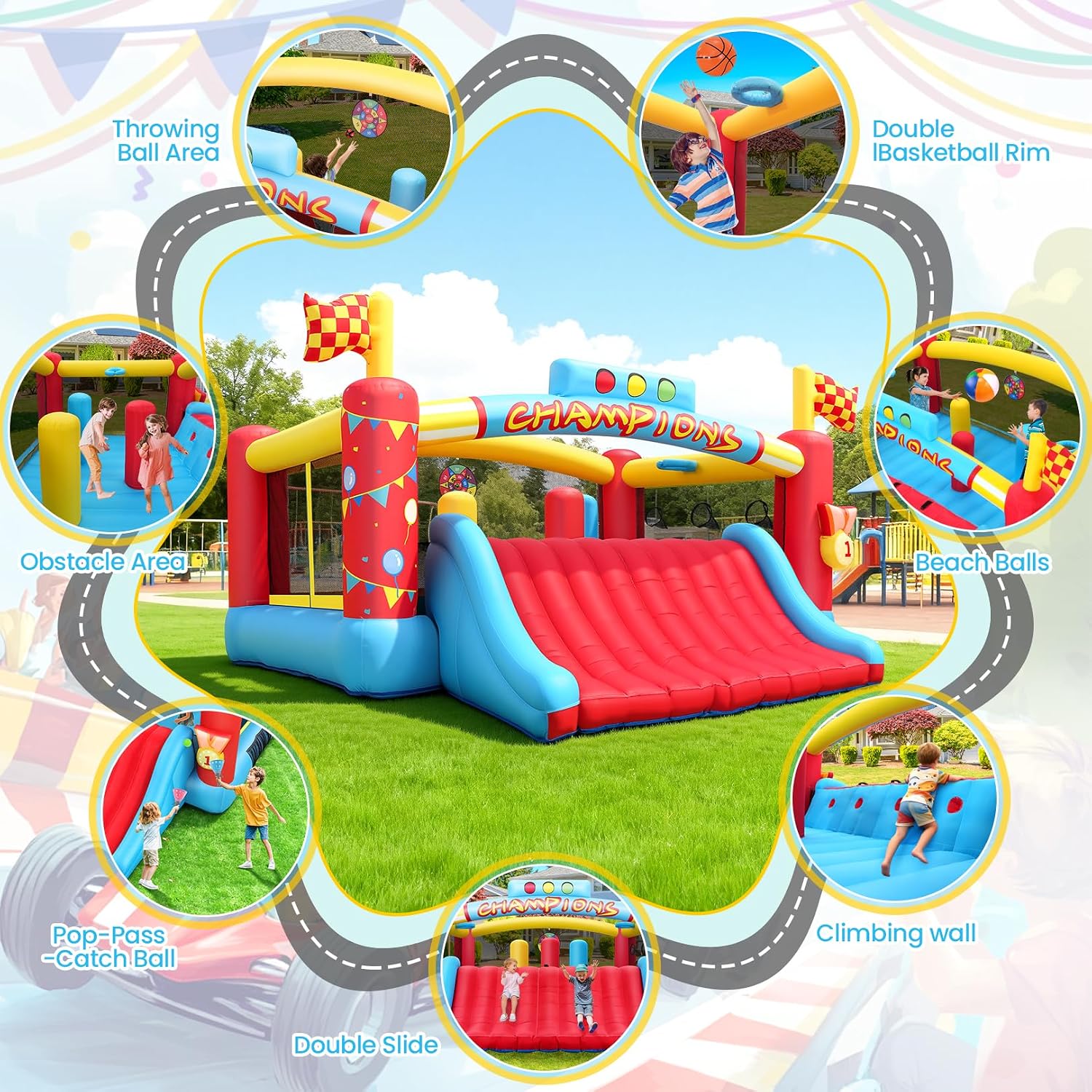 Büyük Çocuklar İçin Büyük Şişm - Kids Outdoor Basketball Hoop incelemesi ve fiyatı