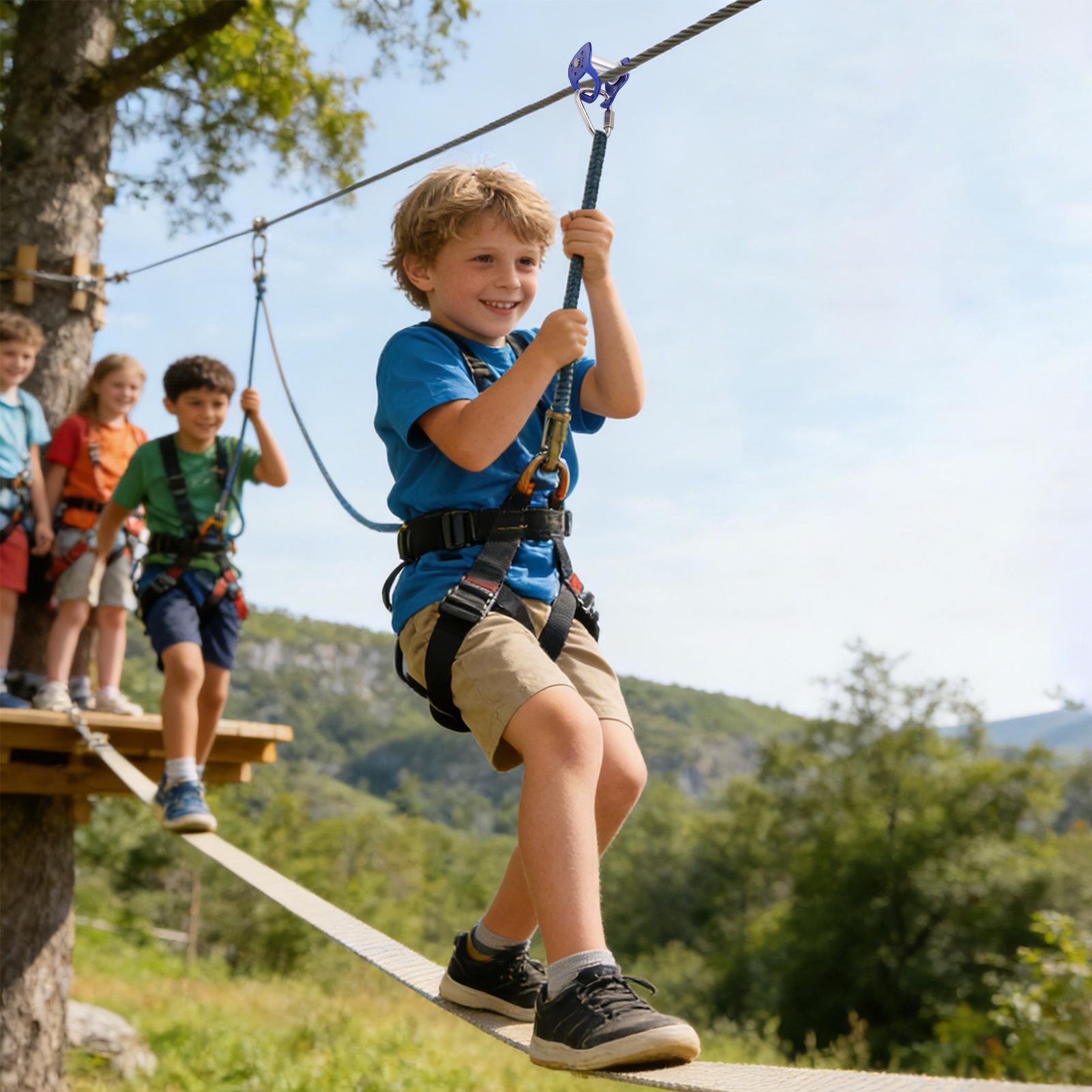 Açık Hava Kasnaklı Zipline Hız - Kids Outdoor Zipline incelemesi ve fiyatı