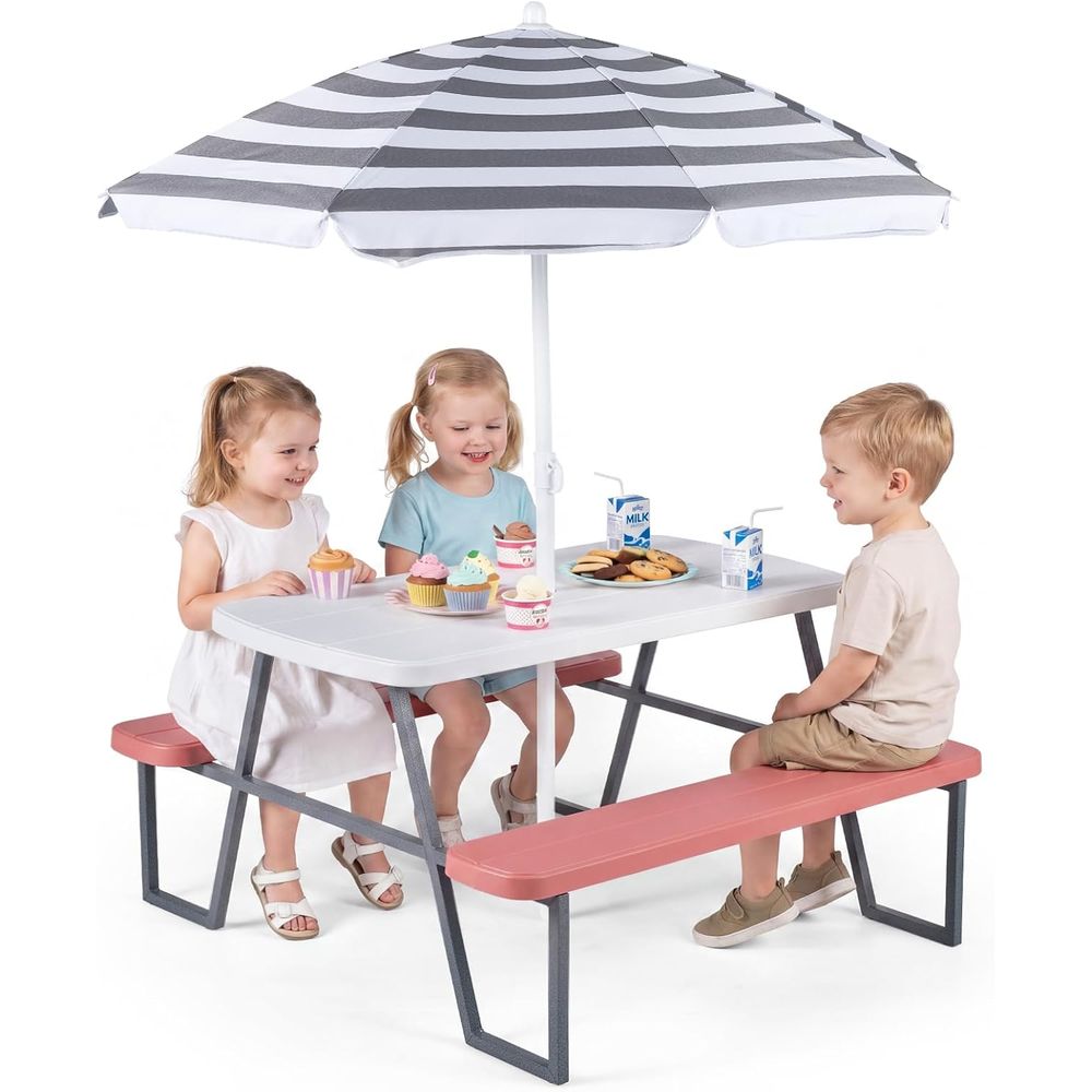 Çocuk Piknik Masası, Çıkarılab - Kids Outdoor Bench Table incelemesi ve fiyatı