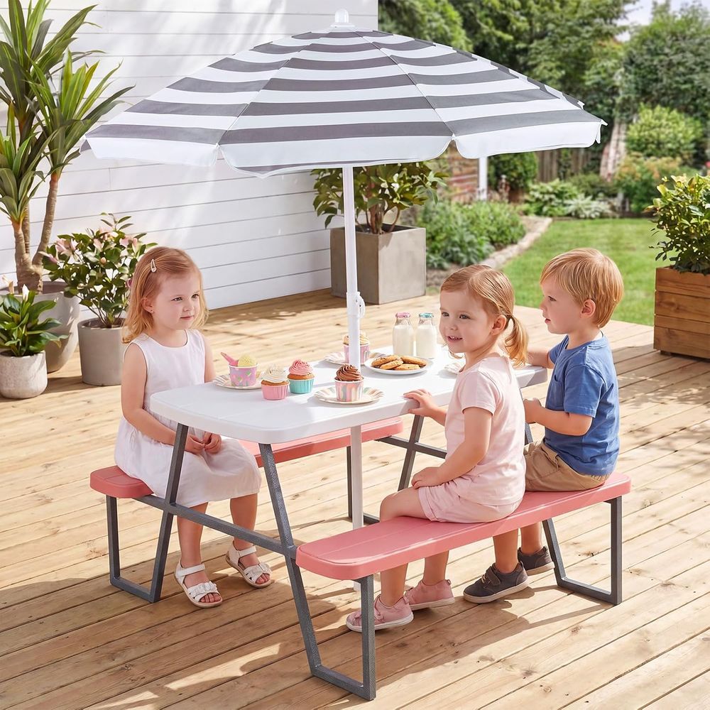 Çocuk Piknik Masası, Çıkarılab - Kids Outdoor Bench Table incelemesi ve fiyatı
