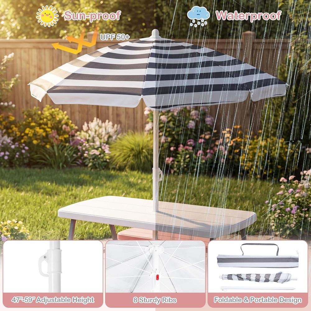 Çocuk Piknik Masası, Çıkarılab - Kids Outdoor Bench Table incelemesi ve fiyatı